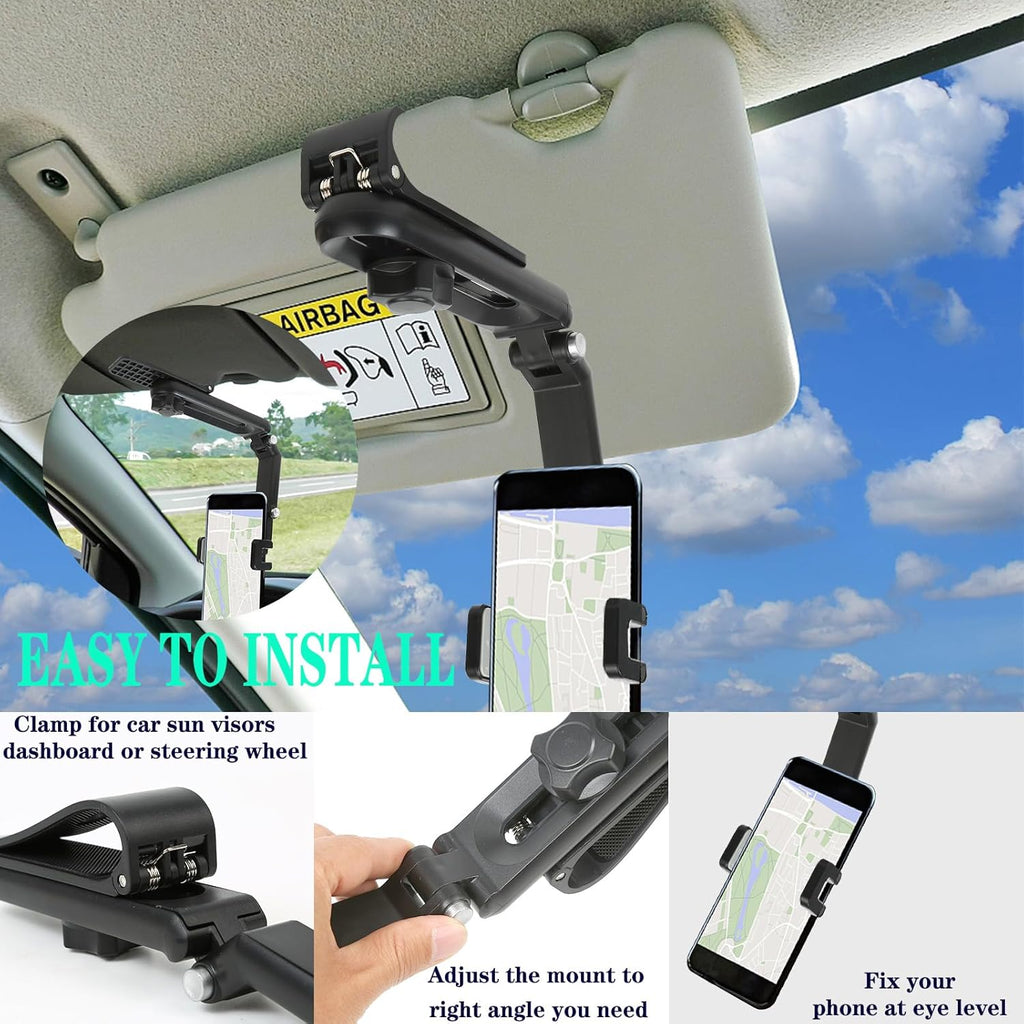 Sun Visor™ Universal 180° Rotatable Cellphone Holder