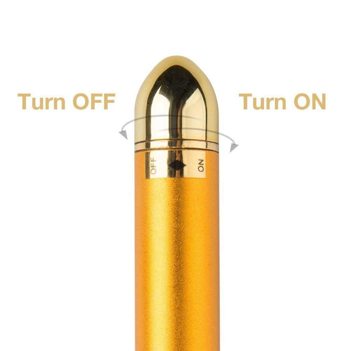 Véda Glow™  T-Shaped Portable Anti-Aging 24K Gold Facial Electric Massager for Face Lifting, Wrinkle Reduction & Skin Firming